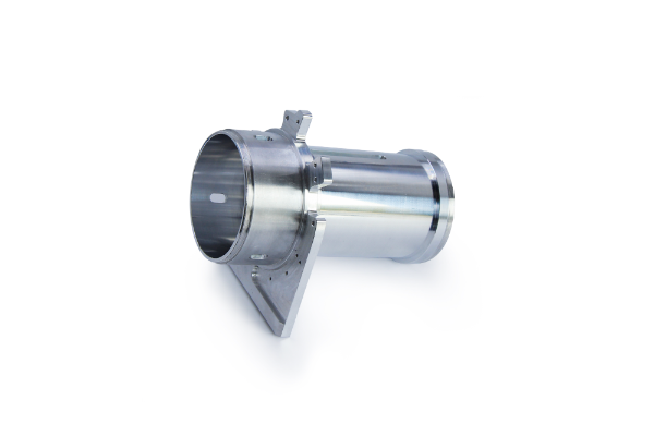 Flanged precision lens barrel component