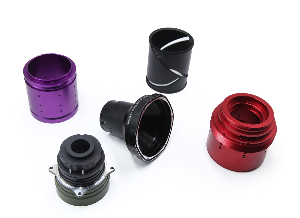 Color Anodized Lens Barrel Components